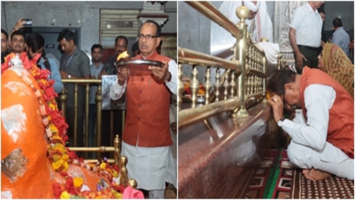 Madhya Pradesh : पूर्व सीएम शिवराज सिंह चौहान ने सलकनपुर के विंध्यवासिनी माता मंदिर में पूजा-अर्चना की