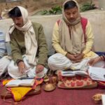 वाराणसी के श्री अन्नपूर्णा मंदिर में कुंभाभिषेक वार्षिकोत्सव के दौरान फूलों से की गई भव्य सजावट।