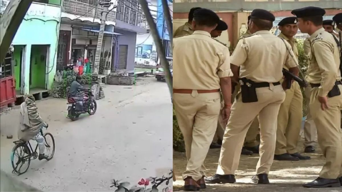 एटा में दिनदहाड़े बीच सड़क से बाइक चोरी करते हुए सीसीटीवी कैमरे में कैद हुआ चोर