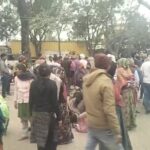 मथुरा में लापता रणवीर सिंह की हत्या के आरोपी सोनू द्वारा शव यमुना नदी में फेंकने के बाद नदी में तलाश करती पुलिस और गोताखोर।