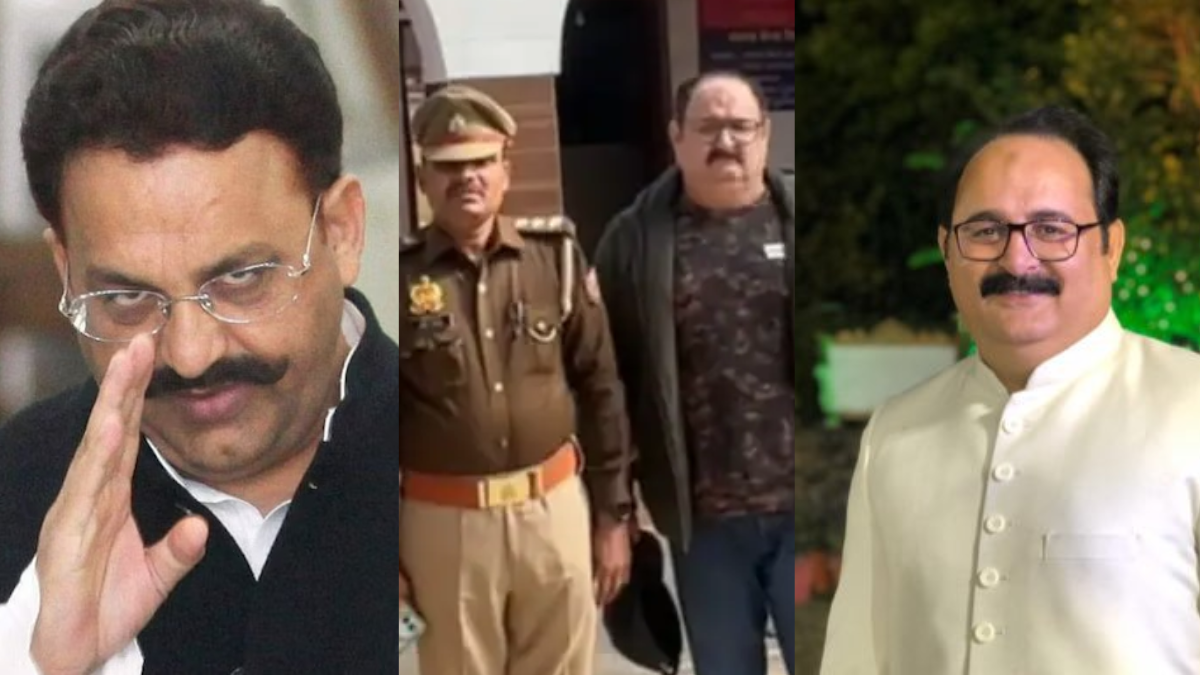 गाजीपुर पुलिस द्वारा गिरफ्तार किया गया मुख्तार अंसारी का रिश्तेदार और 25 हजार का इनामी गौस मुईनुद्दीन उर्फ तन्नू अंसारी।