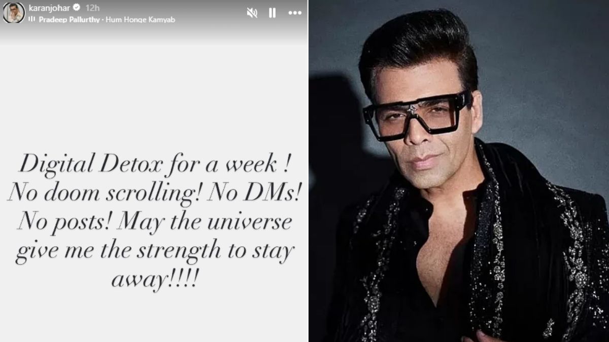 करण जौहर ने लिया 'डिजिटल डिटॉक्स' का फैसला
