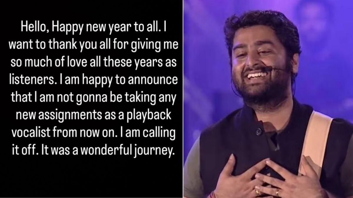 सिंगर अरिजीत सिंह ने 27 जनवरी को ऐलान किया