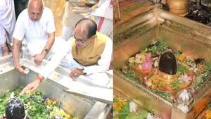 बाबा विश्वनाथ के दरबार में कृष‍ि मंत्री श‍िवराज स‍िंह चौहान