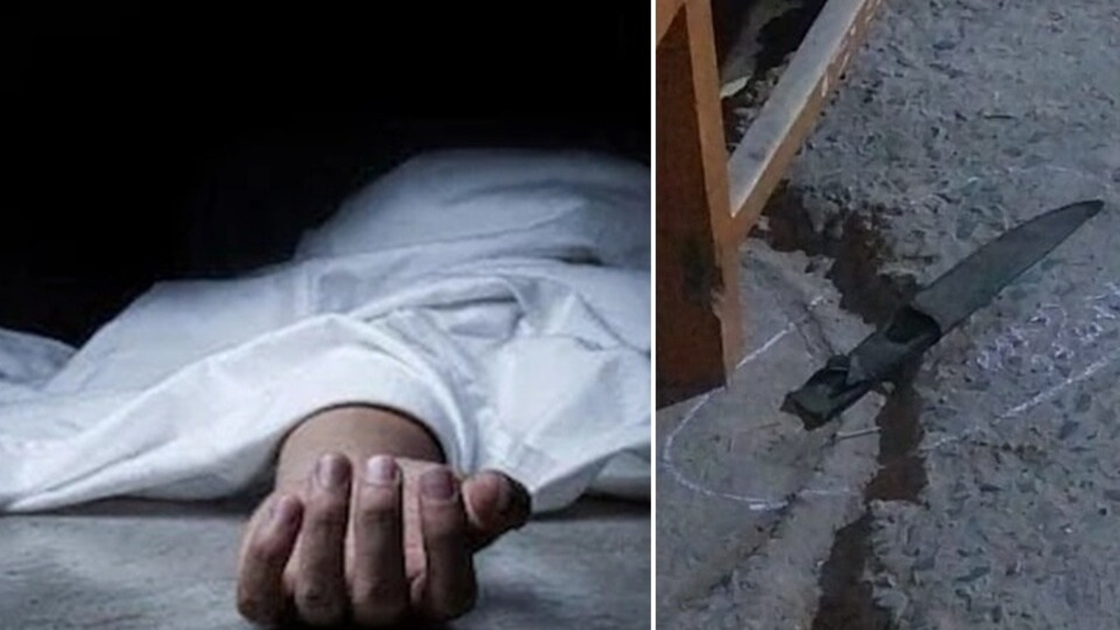 उत्तर प्रदेश के मऊ में पारिवारिक विवाद के चलते नाबालिग द्वारा चाचा की चाकू मारकर हत्या, पुलिस जांच करती हुई।