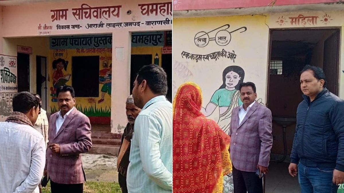 घमहापुर गांव में विकास कार्यों की खुली पोल