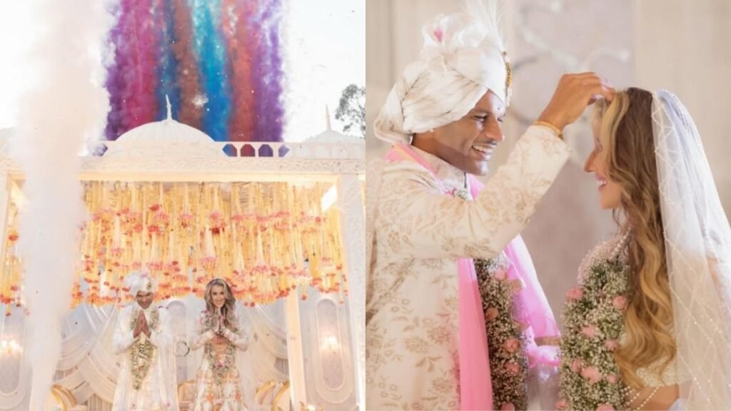 शिखर धवन ने सोफी शाइन से रचाई शादी, इंस्टाग्राम पर शेयर की खूबसूरत तस्वीरें