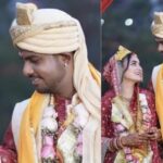 आरसीबी के तेज गेंदबाज यश दयाल और कंटेंट क्रिएटर श्वेता पुंडीर की शादी की चर्चाओं से जुड़ी तस्वीर