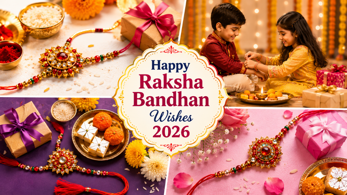रक्षाबंधन 2026 शुभकामनाएं
