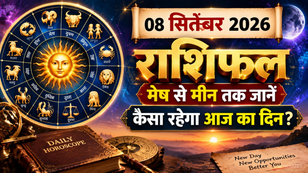 8 सितंबर 2026 राशिफल