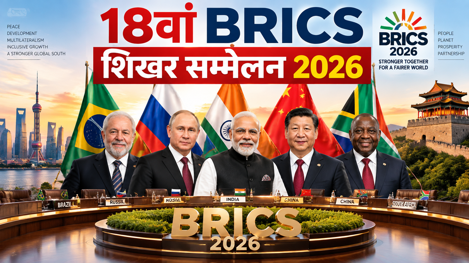 18वां BRICS शिखर सम्मेलन 2026