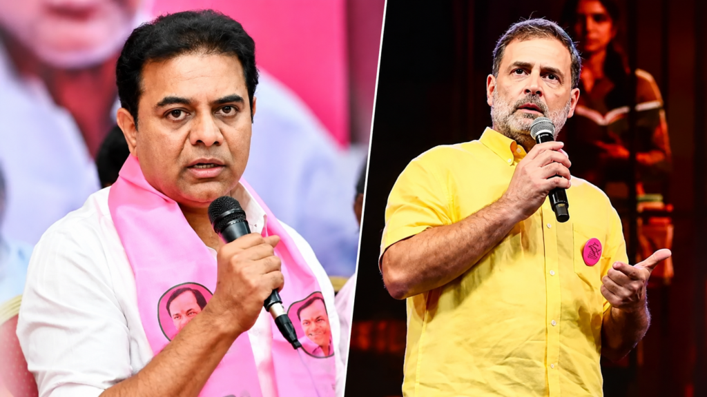 KTR का राहुल गांधी को चैलेंज