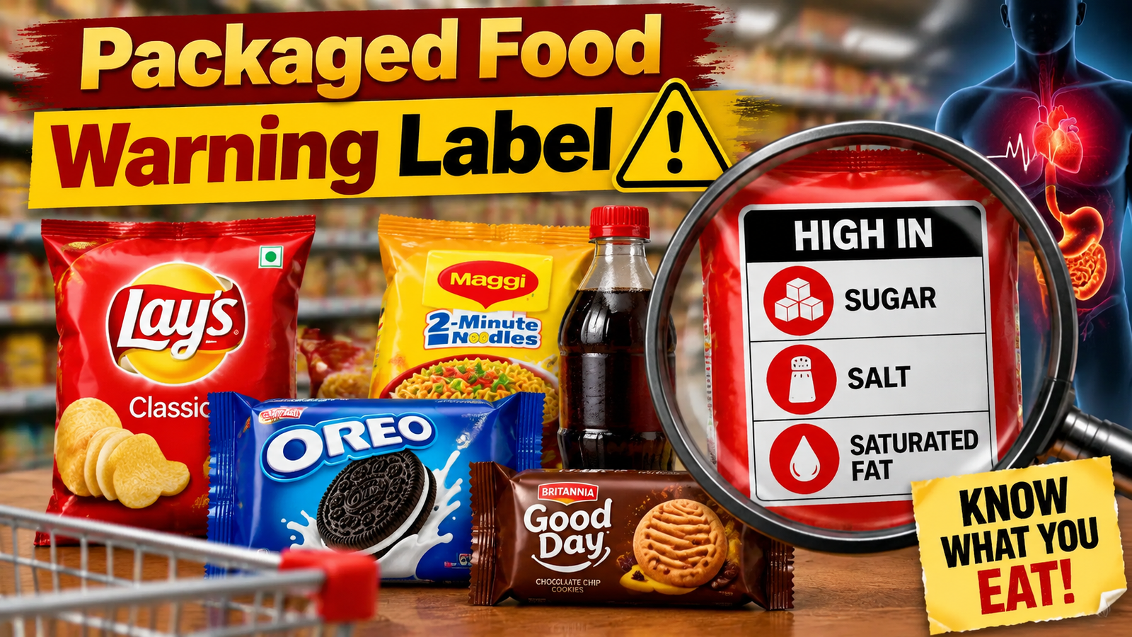 Packaged Food Warning Label
