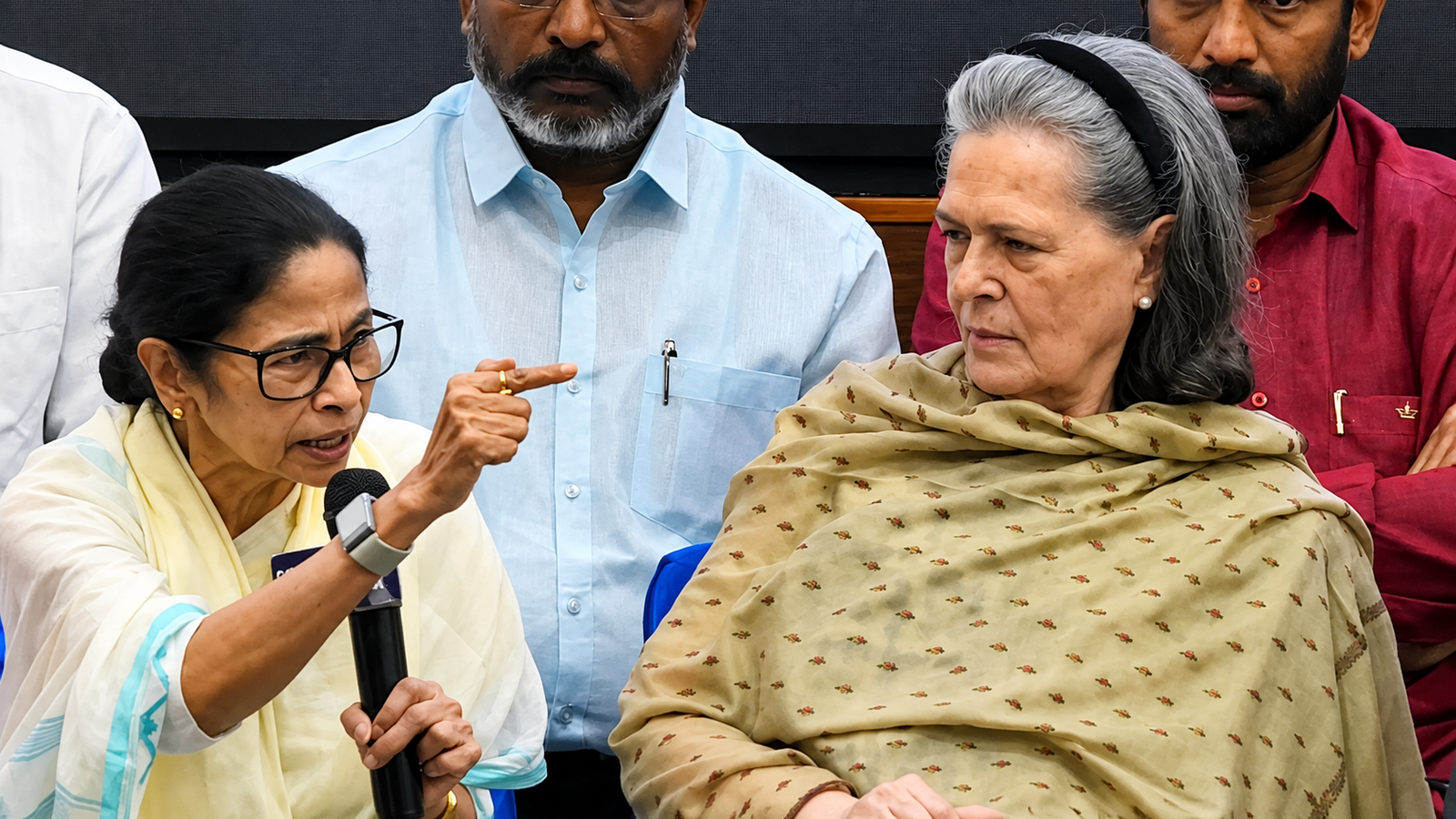 Confrontation at the Press Conference