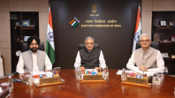 CEC ज्ञानेश कुमार समेत तीनों चुनाव आयुक्तों की बैठक