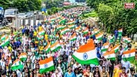 झारखंड छात्र आंदोलन: स्वतंत्रता दिवस पर निकली तिरंगा यात्रा, भारत माता के जयघोष से गूंजा शहर