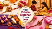 रक्षाबंधन 2026 शुभकामनाएं