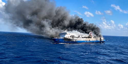 Indonesia Ship Fire